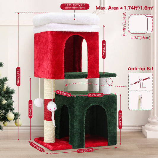 31 Inch Christmas Series Cat Climbing Frame